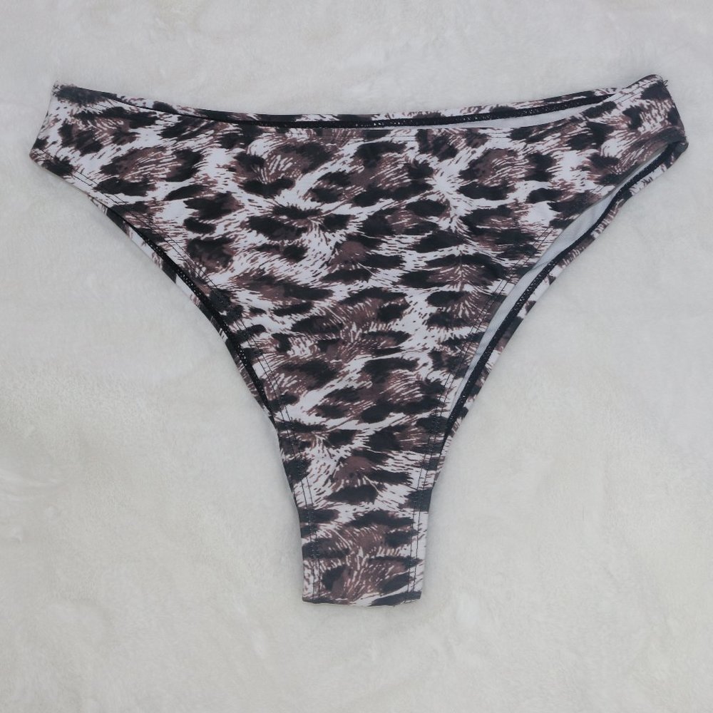 Animal Print Bikini Bottom- Cheetah Leopard Jaguar